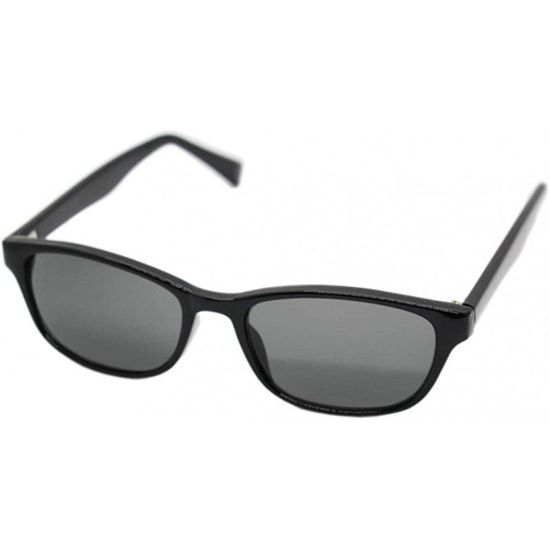 Wayfarer Japan Quality Sunglasses Unisex Triple UV protection Japan Patented Lens - Black/Smoke Type C - C512IQU2E29 $16.01