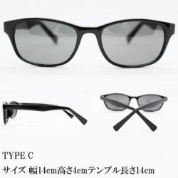 Wayfarer Japan Quality Sunglasses Unisex Triple UV protection Japan Patented Lens - Black/Smoke Type C - C512IQU2E29 $16.01