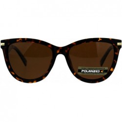 Butterfly Polarized Lens Sunglasses Womens Classic Butterfly Frame UV 400 - Tortoise - C218E7HUN0O $22.31