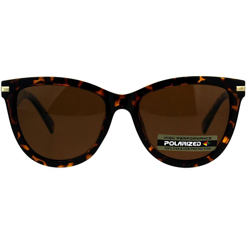 Butterfly Polarized Lens Sunglasses Womens Classic Butterfly Frame UV 400 - Tortoise - C218E7HUN0O $13.45