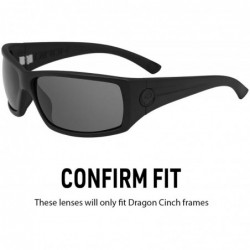 Sport Polarized Replacement Lenses for Dragon Cinch Sunglasses - Multiple Options - Ice Mirror - CT12CCLZMWR $40.73