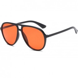 Goggle Unisex Funky Fashion Oversized Aviator Sunglasses - Red - CZ18WU8Z56D $24.76