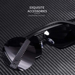 Square 2019 NEW DESIGN Men's Glasses Polarized Sunglasses Men Driving C1Matte Black - C2gun - C518Y4RQN9L $16.59