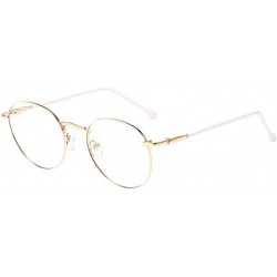 Rimless Blocking Glasses Lightweight Computer 2DXuixsh - Gold White - C3196Z0Y0N2 $18.53