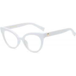 Square Fashion Glasses Optical Non Prescription Eyeglasses - White - CN18INTSD22 $30.10