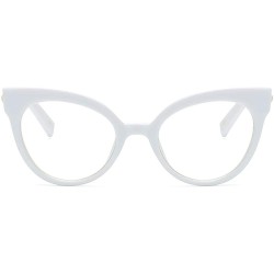 Square Fashion Glasses Optical Non Prescription Eyeglasses - White - CN18INTSD22 $14.26