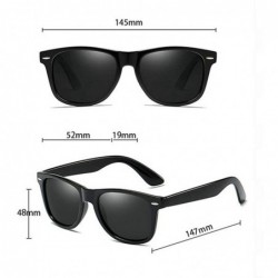 Square new fashion custom myopia polarized sunglasses men's classic retro models- driving polarized sunglasses - C618XMS6HXH ...