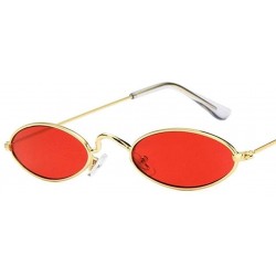 Oval Vintage Sunglasses Fashion Designer Glasses - 2 - CF198G3U8IT $12.86