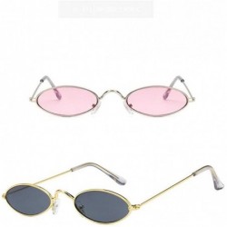 Oval Vintage Sunglasses Fashion Designer Glasses - 2 - CF198G3U8IT $12.86