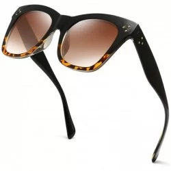 Oversized Oversized Square Sunglasses for Women Fashion Designer Big Shades Gradient Women Sunglasses - C5197EMGOO4 $19.52