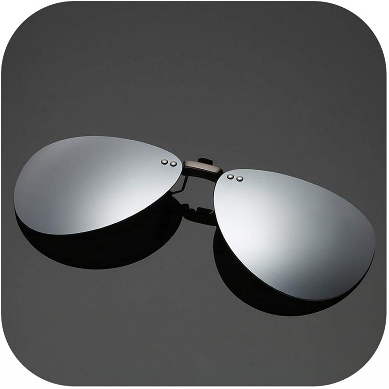Square Mens Polarized Clip Sunglasses Men Women Pilot Sun Glasses UV400 Eyeglasses Night Driving ZB-82 - 3 - CO197Y7C8SM $30.24