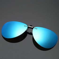 Square Mens Polarized Clip Sunglasses Men Women Pilot Sun Glasses UV400 Eyeglasses Night Driving ZB-82 - 3 - CO197Y7C8SM $30.24