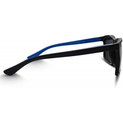 Square Polarized Sunglasses TAC Lenses 100% UV Blocking Casual Models for Men & Women - Blue - C818QCGK9EC $7.46