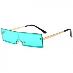 Aviator Vintage Metal Frame Small Sun Glasses Female Skinny Cat Eye Eyewear - As Picture-5 - C818W8X40OM $21.26