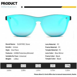 Square Blenders Sunglasses Blenders Eyewear Sunglasses Women Polarized SunglassesJH9004 - Black Frame Blue Mirror - C9180OGK9...