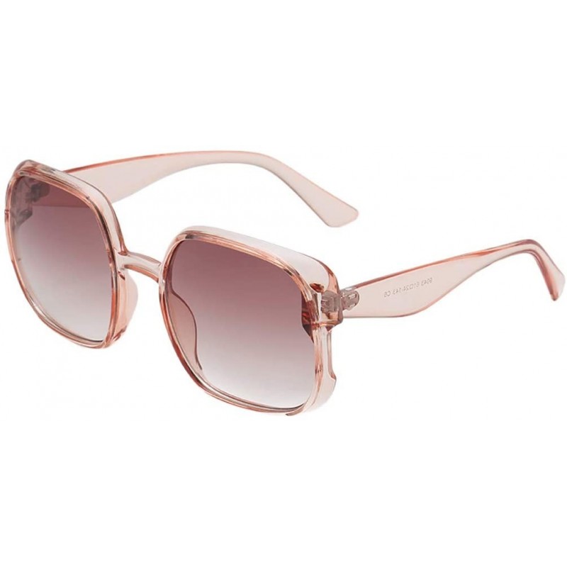 Square Sunglasses Polarized Fashion Lightweight - A - CK194XN4G45 $7.65