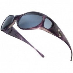 Oval Jonathan Paul Fitovers Eyewear - Aurora - Purple Haze/polarized Grey - Oval - 133 X 39 - C2111IKJC4D $57.46