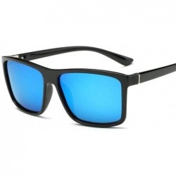 Oval Polarized Sunglasses Mens Brand Vintage Driving Movement Sun Glasses Men Driver Safety - CM199XRUO9Z $24.00