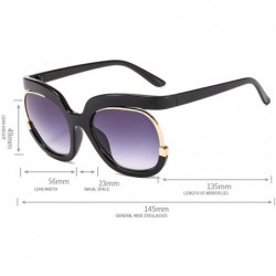 Sport Personalized Sunglasses Big Frame Round Fashion Sun Visor Men and Women - 1 - CH190S3UZRY $29.96