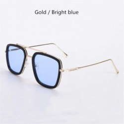 Rectangular Sunglasses Men Square Driving Sun Glasses for Male Windproof Shades Women - Zss0002c12 - CN194O36QD8 $16.98