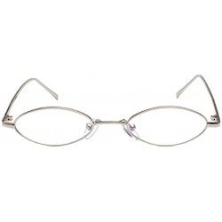 Round Unisex Vintage Round Metal Punk Polarized UV400 Protection Sunglasses - Silver - CK18D6MOO2W $16.23