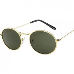 Oval Clearance Glasses Fashion Vintage Sunglasses - E - CC18OMTY2X9 $6.83