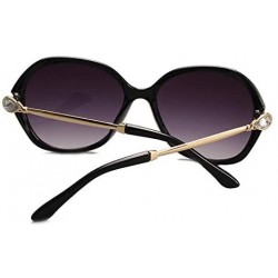 Goggle Ladies Sunglasses Driving Glasses Large Frame Polarized Sunglasses - Style2 - C418H6K7HLU $8.69