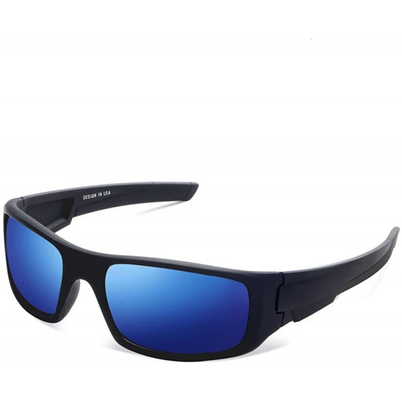 Sport Sunglasses Cycling Driving Riding Safety Glasses Outdoor Sports Eyewear for Mens - B - C118SZHHK95 $9.36