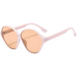 Goggle Ultra Lightweight Rectangular Polarized Sunglasses 100% UV Protection - E - C918UHH2ZWU $7.72