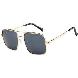 Rimless case 60MM Classic Style Aviator Sunglasses for Men Polarized - UV 400 Protection with case - B - C3199AU6WQX $10.23