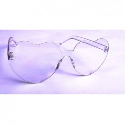 Rimless Heart Shape Frameless Glasses(Transparent) - Transparent - C518AKCHLO7 $7.91