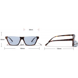 Semi-rimless Semi Rimless Sunglasses Vintage Square Clear Sunglasses for Women Men Hip Hop Sunglasses - Black-white - C618UXN...