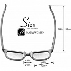 Rectangular Polarized Sports Sunglasses for Men Women Baseball Cycling Fishing Golf Durable Frame - Blue - CY18D2L44QQ $26.57