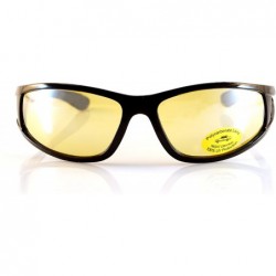 Wrap HD Night Vision Driving Wrap Glasses with Side View A064 - Mirror - C1189GRNXWX $14.12