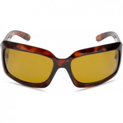 Wrap Eagle Eyes Women's Gemstone I Sunglasses - Topaz Frame/Gold Brown Lens - CW113KJORJ5 $96.20