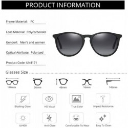 Sport Classic Sunglasses Polarized Protection Mirrored - Matteblack/Gary - CK18T85N0AG $9.10