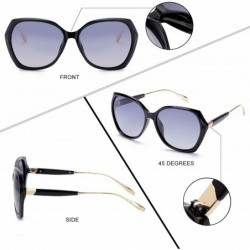 Cat Eye Oversized Sunglasses Polarized Shopping - CJ18R2H3Z04 $11.48