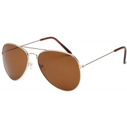 Aviator Women Men Vintage Sun Glasses Unisex Fashion Oversize Frame Fashion Sunglasses Eyewear - H - CB18SOQ2QLE $18.57