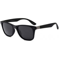 Square Men Fishing Polarized Sunglasses for Men TR90 Frame Eyewear UV400 - C2 - CG18M3NDYQX $22.55