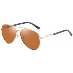 Aviator Men's Polarized Sunglasses Exploded Color Film Polarized Toad Driving Sunglasses - A - C618QCZQXAS $54.95