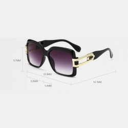 Sport Anti-glare Retro Sunglasses Outdoor Sport Driving Goggles for Men Women - Brown - CP18CYRSY5G $19.47