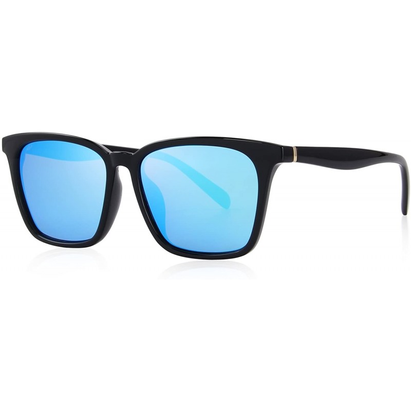 Square Men Polarized Sunglasses for Women Fashion Sun glasses UV Protection S8219 - Blue - C9186C86KYS $12.23