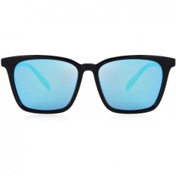 Square Men Polarized Sunglasses for Women Fashion Sun glasses UV Protection S8219 - Blue - C9186C86KYS $12.23