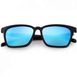 Square Men Polarized Sunglasses for Women Fashion Sun glasses UV Protection S8219 - Blue - C9186C86KYS $12.23