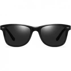 Square Polarized Sunglasses for Women and Men Retro Driving Rectangular Sun Glasses 100% UV Blocking - CM18STYH5QD $23.33