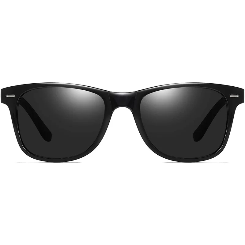 Square Polarized Sunglasses for Women and Men Retro Driving Rectangular Sun Glasses 100% UV Blocking - CM18STYH5QD $23.33