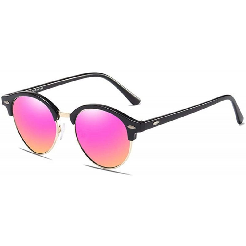 Aviator Polarized sunglasses for men and women classic dazzling retro polarized driving Sunglasses - E - C618QD3SZXU $23.76