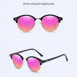 Aviator Polarized sunglasses for men and women classic dazzling retro polarized driving Sunglasses - E - C618QD3SZXU $23.76