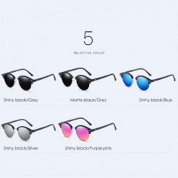Aviator Polarized sunglasses for men and women classic dazzling retro polarized driving Sunglasses - E - C618QD3SZXU $23.76