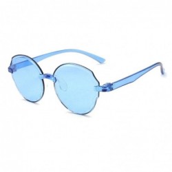 Rimless New Sunglasses Transparent Gradient Sunglasses Multicolor Party Favors Big Rimless Sunglasses INS HOT - Type 3 - CH19...